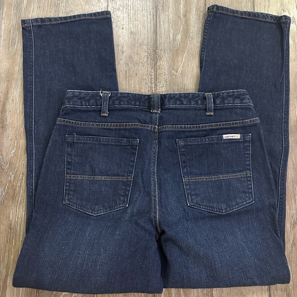 Carhartt Dark Blue Women's Jeans - Picture 6 of 13
